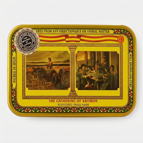 Pure Spanish Saffron half ounce sealed tin
